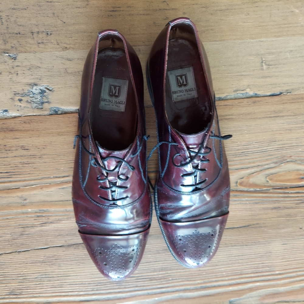 Bruno Magli Italian Made men's shoes in size 10. Used